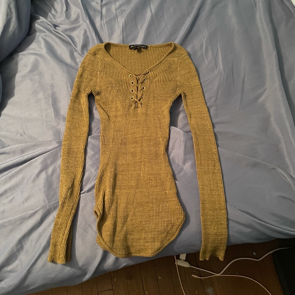 Green sweater